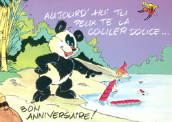 panda couleur